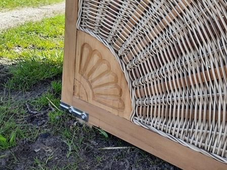 1 Sitzer Strandkorb Düne Holzarbeiten